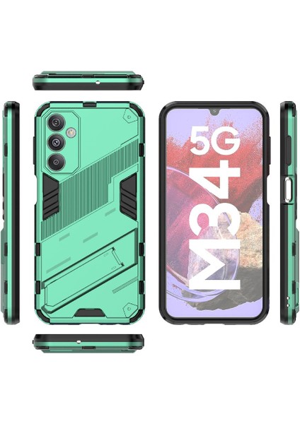 Samsung Galaxy M34 5g Koruyucu Kapak Için Kickstand Sağlam Askeri (Yurt Dışından)