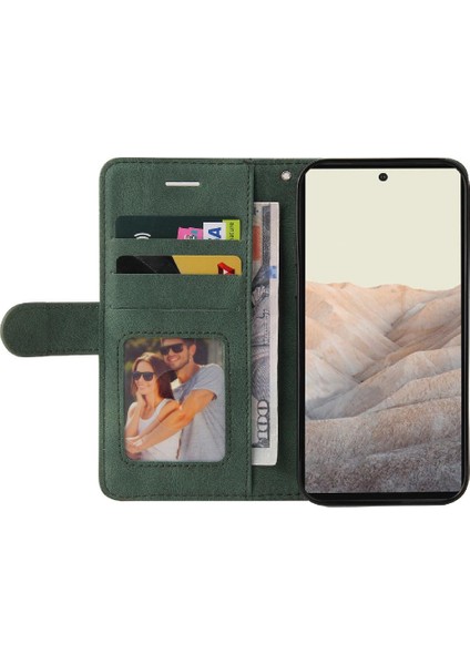 Kart Yuvası Standı Kickstand Koruyucu Pu ile Google Piksel 6 Pro Için Kılıf (Yurt Dışından) fırsatları