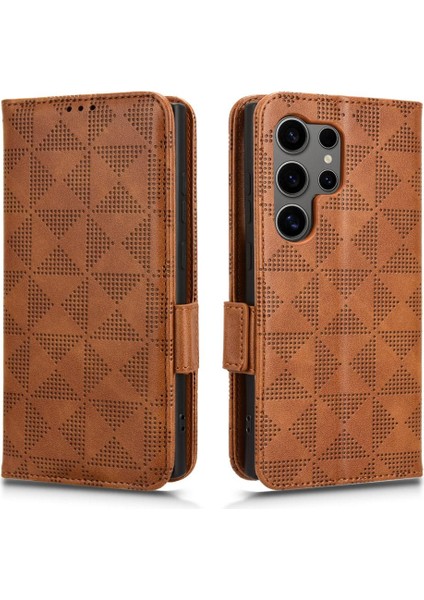 Samsung Galaxy S24 Ultra 5g 3 Kart Tutucu Görüntüleme Standı Pu Flip (Yurt Dışından)