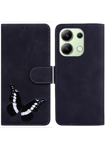 Xiaomi Redmi Not 13 Için Kılıf 4g Flip Folio Kapak Kart Yuvaları Renk Baskılı (Yurt Dışından)