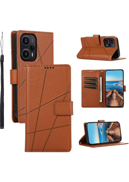 Xiaomi Redmi Not 12 Turbo Için Flip Case Üç Kart Yuvaları Şok Emici (Yurt Dışından)