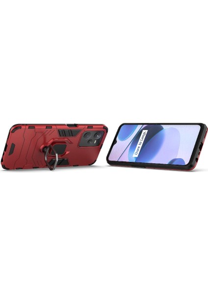 Realme C35 Darbeye Kapak Askeri Damla Koruma Kickstand Için Kılıf (Yurt Dışından) indirimleri