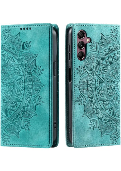 Samsung Galaxy A05S Kart Ekleme Tam Koruma Pu Deri Kılıf (Yurt Dışından)