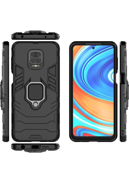 Xiaomi Redmi Için Not 9 Pro Max Darbeye Kapak Kickstand Askeri (Yurt Dışından)