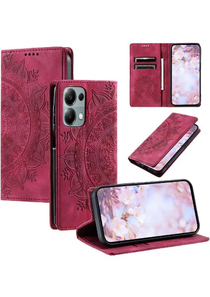 Xiaomi Redmi Not 13 Için Kılıf 4g Pu Deri Darbeye Kapak Kapak Tam (Yurt Dışından)