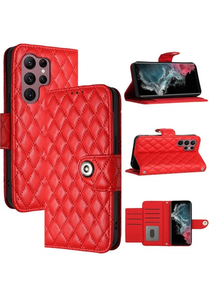 Samsung Galaxy S22 Ultra 5g Için Kılıf Cüzdan Kapak Kart Tutucu Bilek Şeridi (Yurt Dışından) fırsatları