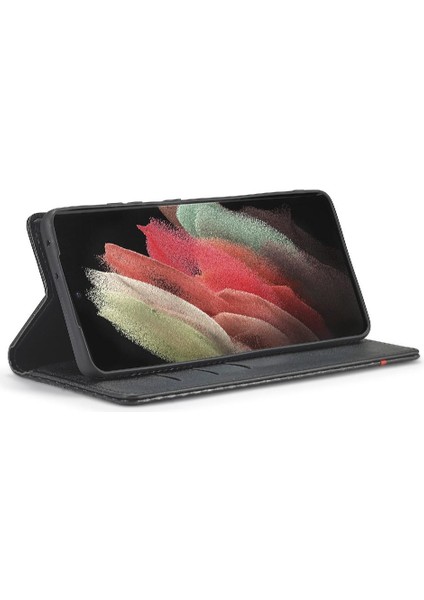 Samsung Galaxy S21 Ultra Deri Folio Flip Case Tam Koruma Için Kılıf (Yurt Dışından) fiyatları