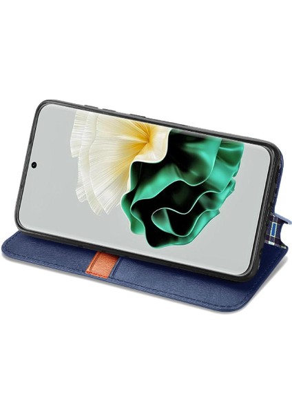 Colorful Shop Huawei P60 Zarif Iş Cüzdan Fonksiyonu Için Kılıf Deri Kılıf Flip (Yurt Dışından)