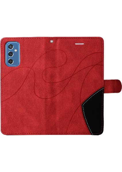 Samsung Galaxy M52 5g Iki Renkli Dikiş Kickstand Koruyucu Pu (Yurt Dışından) fiyatları