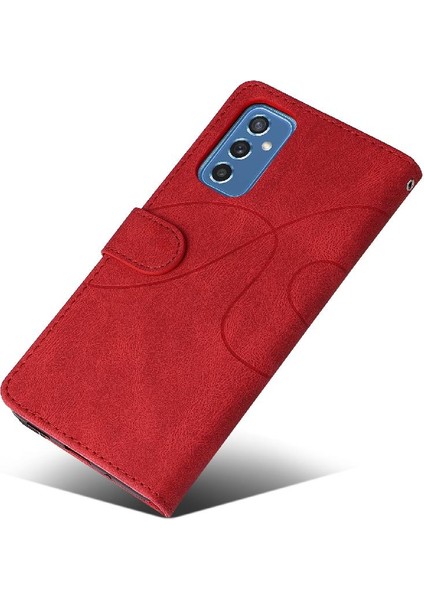 Samsung Galaxy M52 5g Iki Renkli Dikiş Kickstand Koruyucu Pu (Yurt Dışından) fırsatları