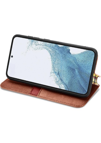 Samsung Galaxy S23 Artı Moda Tasarım Deri Kılıf Cüzdan Flip (Yurt Dışından)