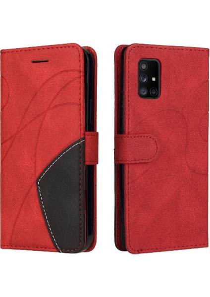 Samsung Galaxy A71 5g Pu Deri Flip Folio Kılıf Kart Yuvası ile (Yurt Dışından)