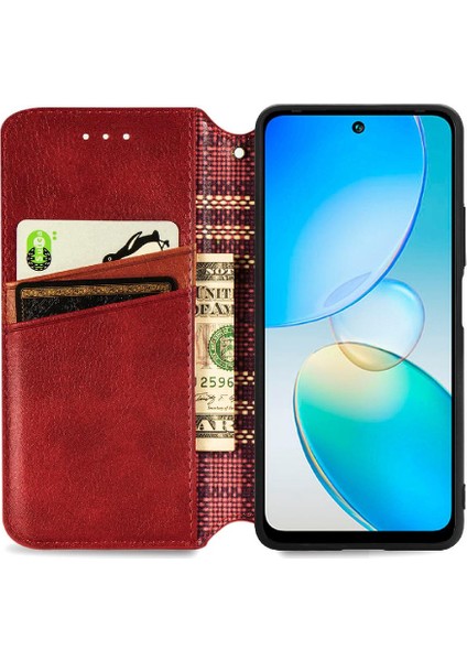 Infinix Sıcak 12 Flip Kapak Için Kılıf Moda Tasarımı Zarif Iş Durum (Yurt Dışından)