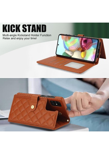 Samsung Galaxy A51 4g Crossbody Tarzı 5 Kart Yuvaları ile Standı (Yurt Dışından) fiyatları