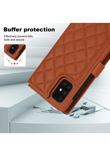 Samsung Galaxy A51 4g Crossbody Tarzı 5 Kart Yuvaları ile Standı (Yurt Dışından) modelleri