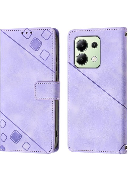Xiaomi Redmi Için Not 13 4g Cüzdan Kapak Çevirin Manyetik Deri Kart (Yurt Dışından)
