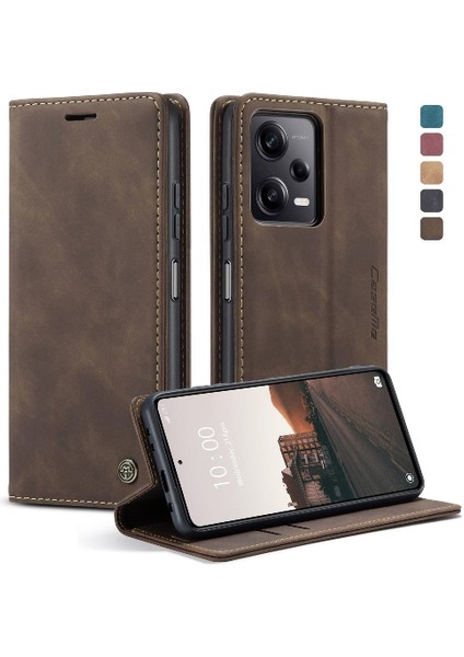 Xiaomi Redmi Not 12 Için Flip Case Pro Artı 5g Manyetik Kapatma Darbeye (Yurt Dışından)