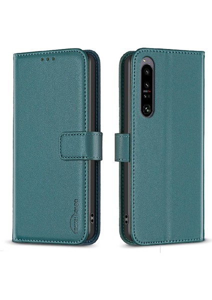 Sony Xperia 1 Vı Için Kılıf Deri Çanta Iş Çoklu Kart Yuvası Cüzdan (Yurt Dışından)