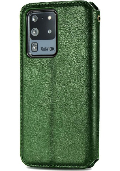 Samsung Galaxy S20 Ultra Moda Tasarım Deri Kılıf Zarif (Yurt Dışından)