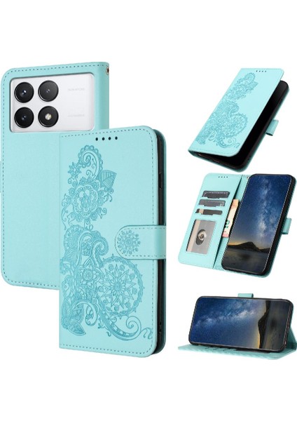 Xiaomi Poco X6 Pro Pu Deri Manyetik Kapatma Flip Folio Kitap (Yurt Dışından)