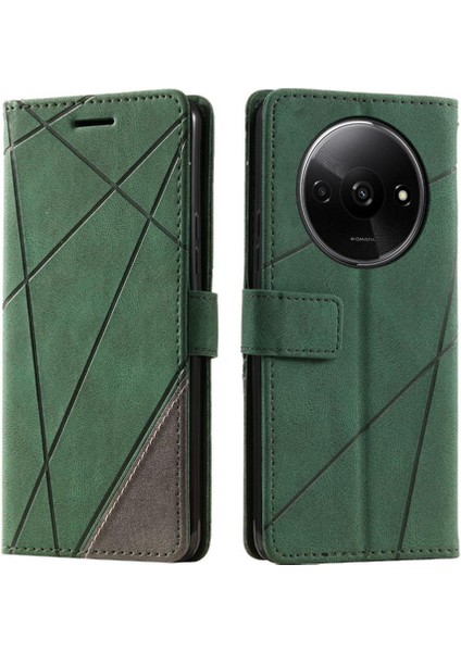 Xiaomi Redmi A3 Manyetik Pu Deri Kart Tutucu Için Kickstand Cüzdan (Yurt Dışından)