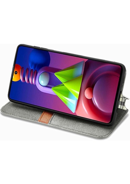 Colorful Shop Samsung Galaxy M51 Moda Tasarım Flip Kapak Zarif Iş Için Kılıf (Yurt Dışından)