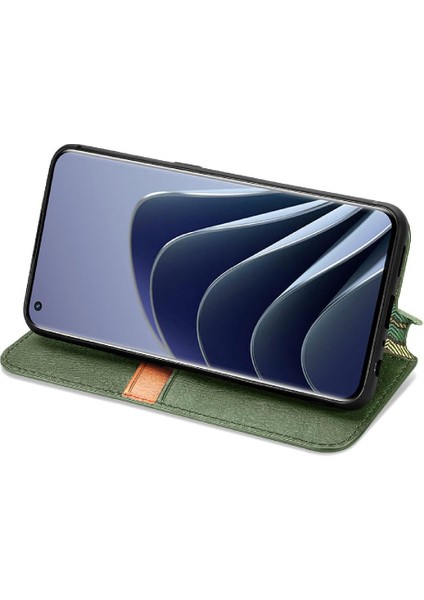 Oneplus 10 Pro Için Kılıf Moda Tasarım Deri Kılıf Cüzdan Fonksiyonu Çevirin (Yurt Dışından) modelleri
