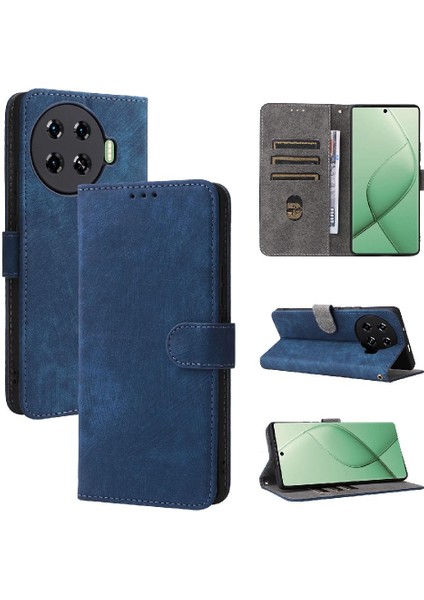 Tecno Spark 20 Pro Artı 4g Flip Folio Cüzdan Kart Yuvaları Kapak Pu (Yurt Dışından)