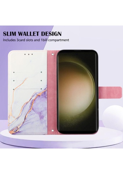 Samsung Galaxy S24 Ultra 5g Pu Deri Cüzdan Mermer Desen (Yurt Dışından) indirimleri