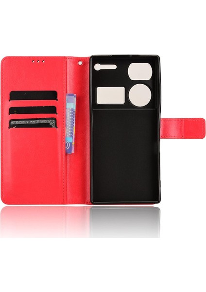 Zte Nubia Z60 Ultra Kart Tutucu Manyetik Kapak Çevirin Cüzdan (Yurt Dışından)