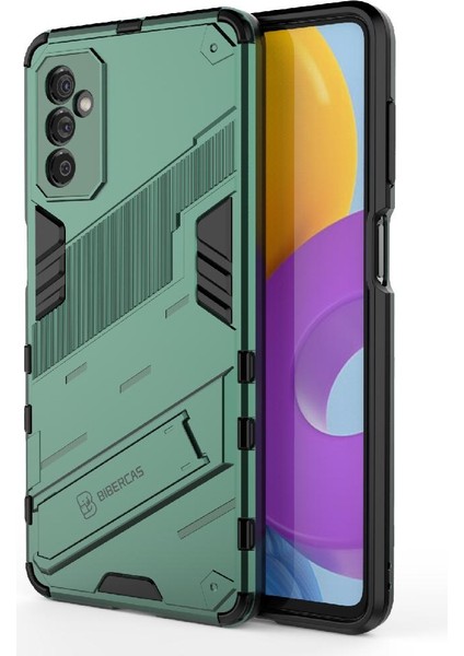 Samsung Galaxy M52 5g Sağlam Askeri Kickstand Koruyucu Kapak (Yurt Dışından)