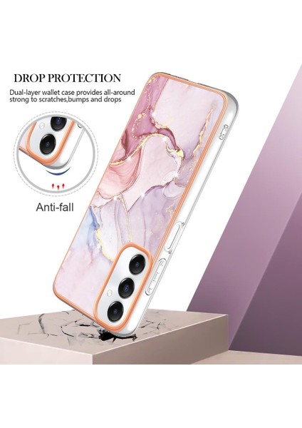 Colorful Shop Samsung Galaxy A05S Ince Tpu Koruma Mermer Desen Yumuşak Tampon (Yurt Dışından)