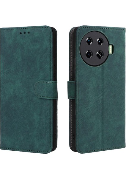 Tecno Spark 20 Pro Artı 4g Flip Folio Cüzdan Kart Yuvaları Kapak Pu (Yurt Dışından)