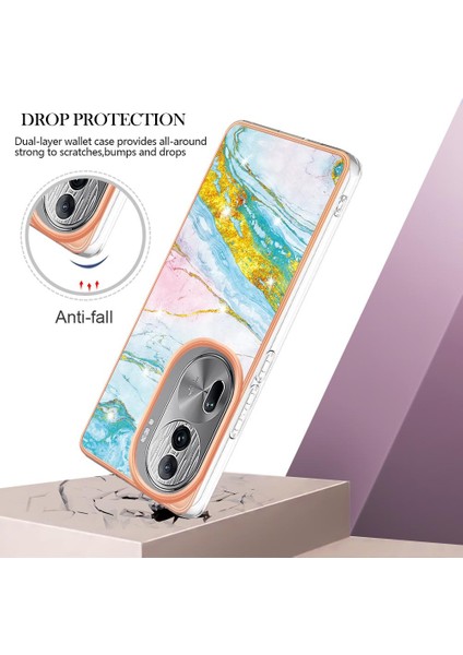 Oppo Oppo 11 Pro 5g Için Kılıf Ince Tpu Mermer Desen Koruma Yumuşak Tampon (Yurt Dışından)