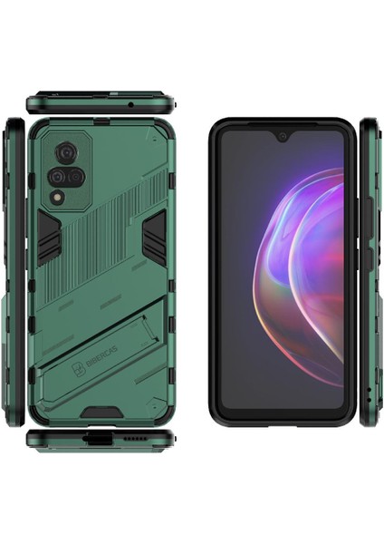 Vivo V21 Kickstand Sağlam Askeri Koruyucu Kapak Için Kılıf (Yurt Dışından) fırsatları