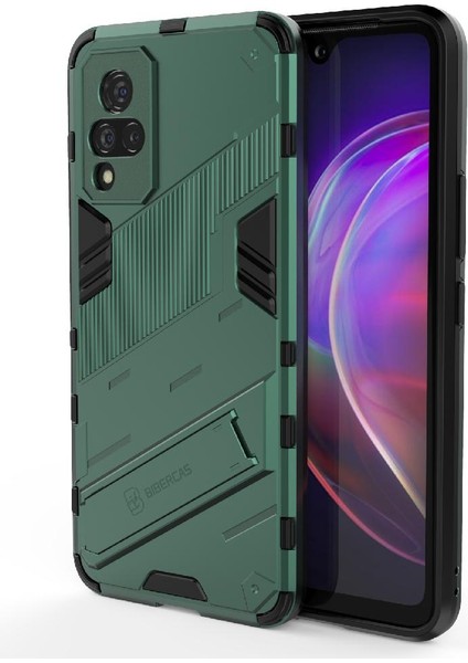 Vivo V21 Kickstand Sağlam Askeri Koruyucu Kapak Için Kılıf (Yurt Dışından) indirimleri