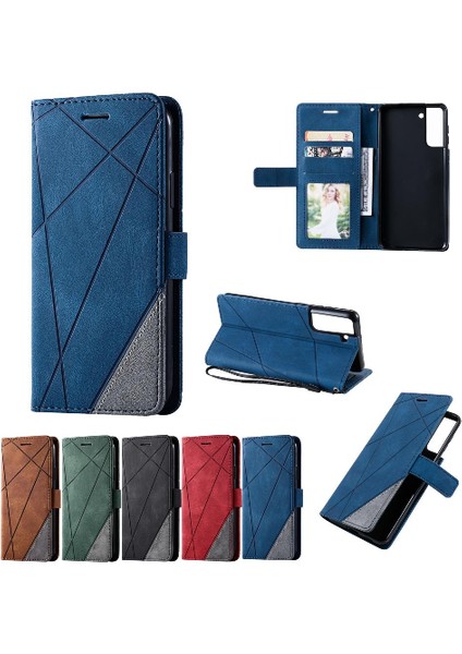 Samsung Galaxy S21 Artı Pu Deri Cüzdan Flip Folio Manyetik (Yurt Dışından)