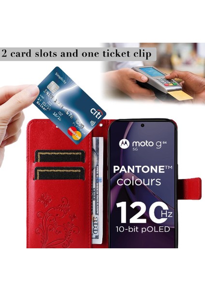 Motorola Moto G84 5g Flip Kickstand Manyetik Kapak Darbeye Pu (Yurt Dışından) modelleri