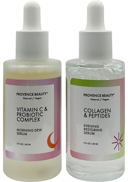 Glow Routine Gece Ve Gündüz Bakımı Serum Seti 2x60 Ml