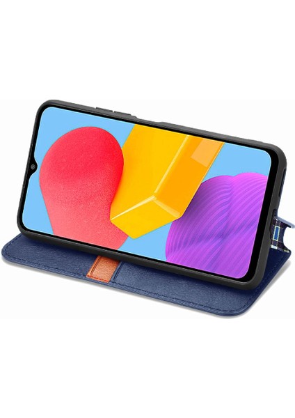 Samsung Galaxy M13 4g Zarif Iş Deri Kılıf Kapak Çevirin (Yurt Dışından) fiyatları