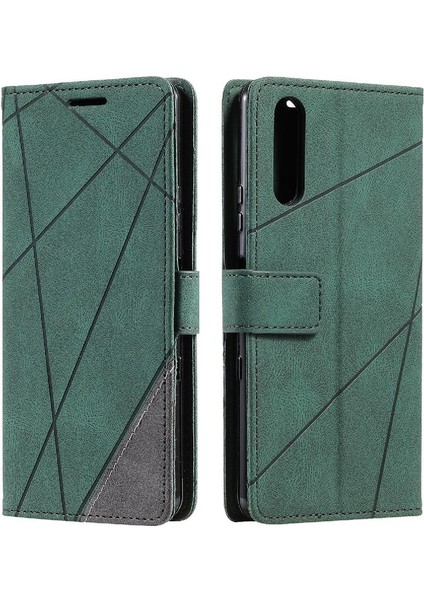 Sony Xperia 1V 2023 Için Manyetik Kart Tutucu Kickstand Pu Deri Kılıf (Yurt Dışından)
