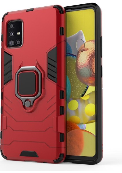 Samsung Galaxy A51 5g Darbeye Kapak Kickstand Askeri Damla (Yurt Dışından)