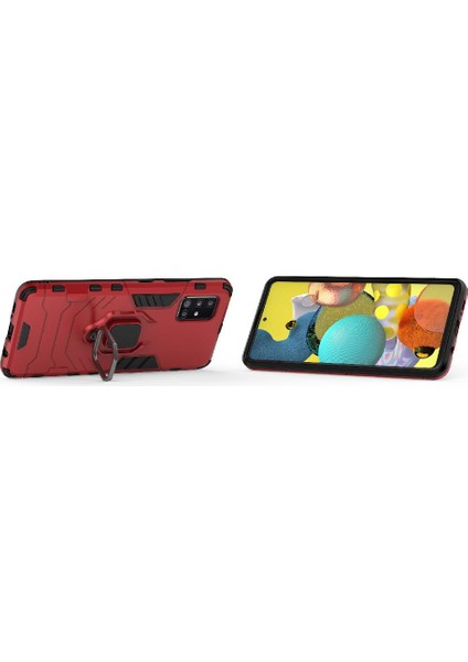 Samsung Galaxy A51 5g Darbeye Kapak Kickstand Askeri Damla (Yurt Dışından) fırsatları
