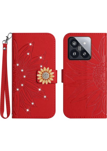 Xiaomi 14 Pro Pu Deri Kapak Çevirin Darbeye Tpu Kabuk Flip (Yurt Dışından)