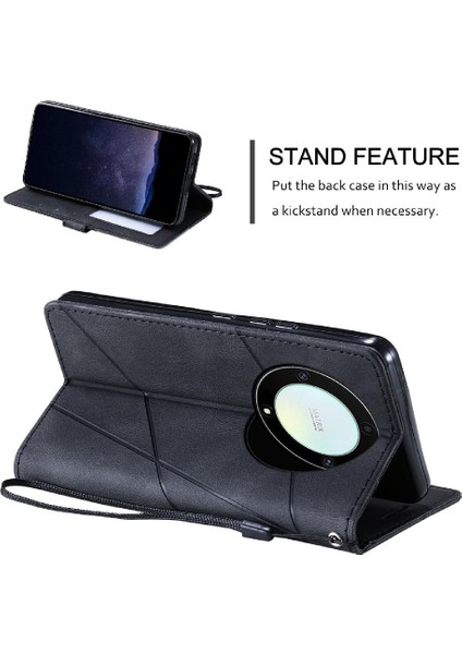 Onur X9A 5g Manyetik Kart Tutucu Için Kılıf Kickstand Cüzdan Flip Folio Pu (Yurt Dışından) fırsatları