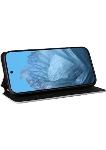 Google Piksel 9 Pro Manyetik Kapatma Kart Yuvaları Tutucu 3D Desen Için Kılıf (Yurt Dışından)