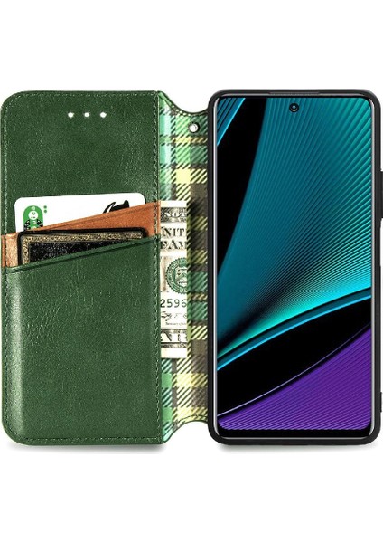 Infinix Not 11 Pro Zarif Iş Flip Kapak Kılıf Için Kılıf (Yurt Dışından)