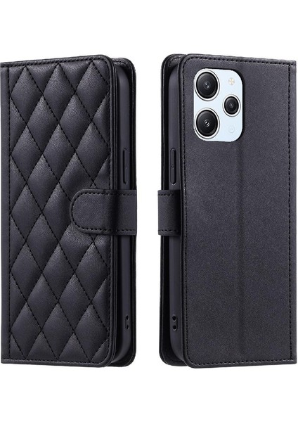 Telefon Kılıfı Için Xiaomi Redmi 12 4g El Kayışı Kart Yuvaları Tutucu Flip Folio (Yurt Dışından)