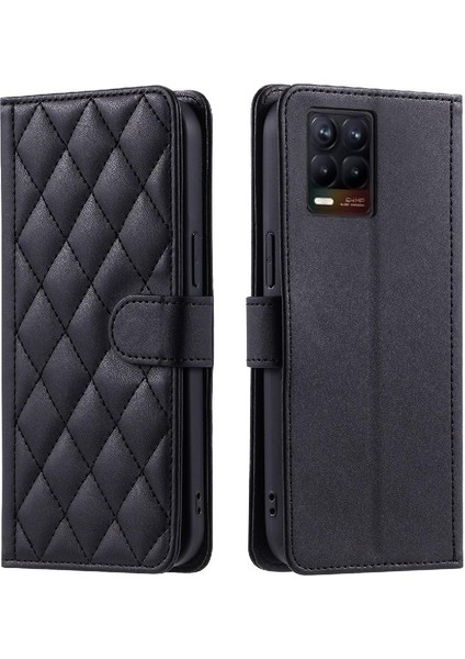 Realme 8 4g Kafes Manyetik El Kayışı Kart Yuvaları Tutucu Için Telefon Kılıfı (Yurt Dışından)