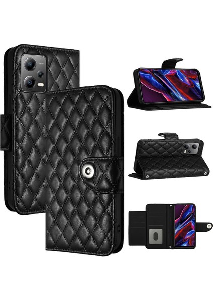 Colorful Shop Xiaomi Poco X5 5g Kart Tutucu Cüzdan Kapak Bilek Şerit Darbeye (Yurt Dışından)